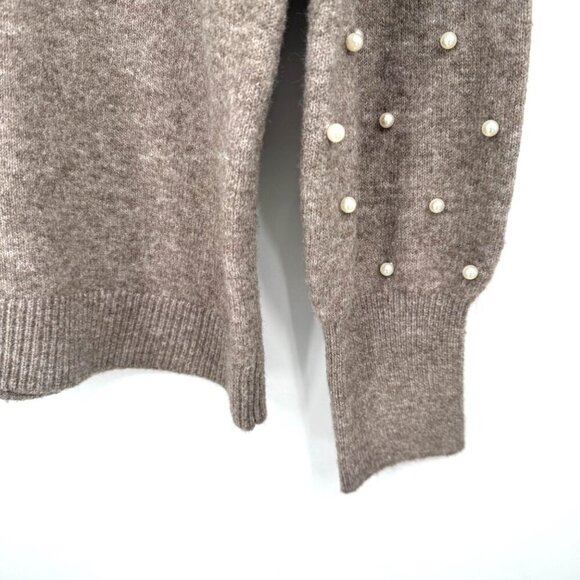 Loft Classic Sweater NWT with Pearls on Sleeves woman’s size XL - Picture 5 of 12